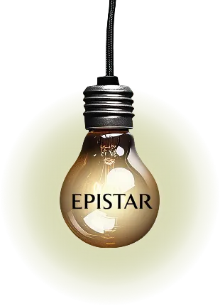 Ampoule suspendue au logo Epistar